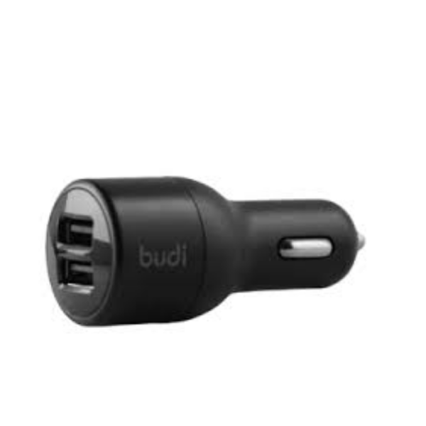 BUDI USB CAR CHARGER 066L