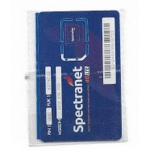 SPECTRANET SIM CARD 4G