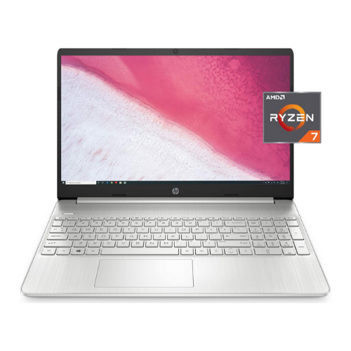 HP 15-ef1086cl Laptop AMD RYZEN 7, 256GB SSD 12GB Memory AMD Radeon Graphics 15.6-Inches Silver Color Windows 10