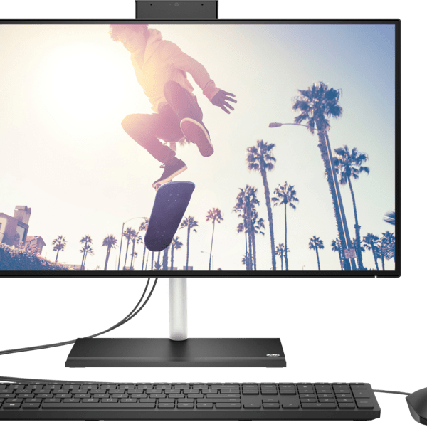 HP AIO 24-cb1026nh (6V340EA) Core™️ i5-1235U, 8GB RAM, 512GB SSD, 23.8” FHD Screen, Webcam, DOS, Jet Black, ENG KBD