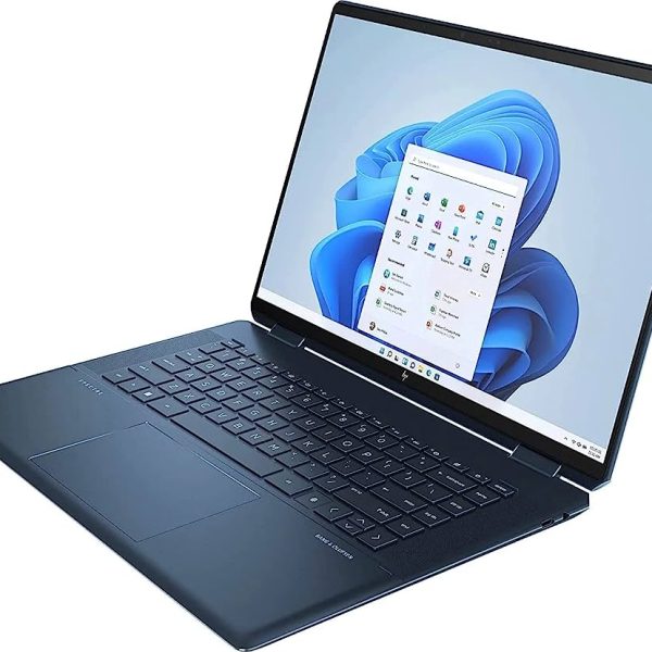 Hp Spectre x360 16-f1013 2 IN 1 convertible, 12th gen, Intel core i7, 2tb solid state drive, 16gb memory, INTEL IRIS XE GRAPHICS, webcam, Bluetooth, wlan, TOUCH SCREEN, BACKLIT KEYBOARD