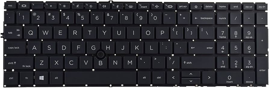 HP ZBOOK FIREFLY 15 G7 1Y5X9UT#ABA Replacement Part Keyboard