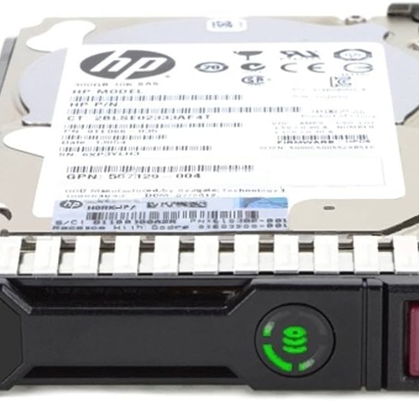 (652583-B21) HP 600GB 6G SAS 10 2.5” SC ENT HDD G8 G9